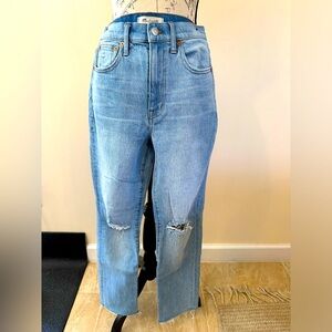 Madewell High Rise Slim Boyjean